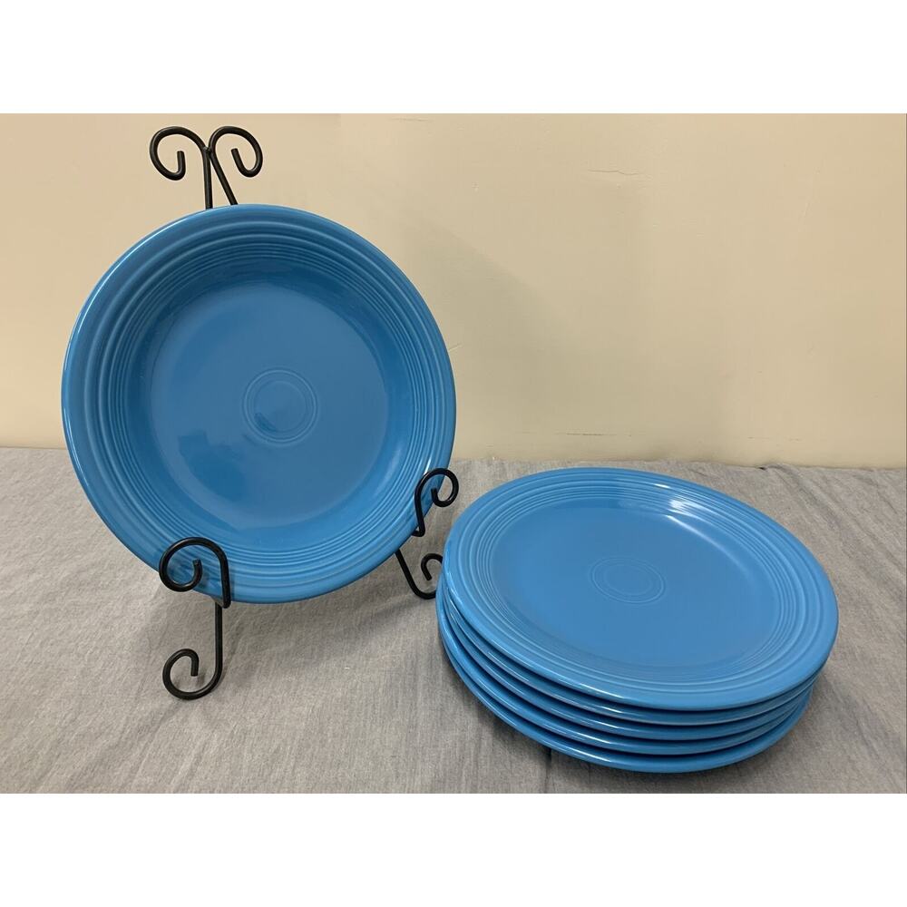 Fiestaware Blue Dinner Plate Fiesta Blue 10.5 inch Plate FS Bnfts Charity